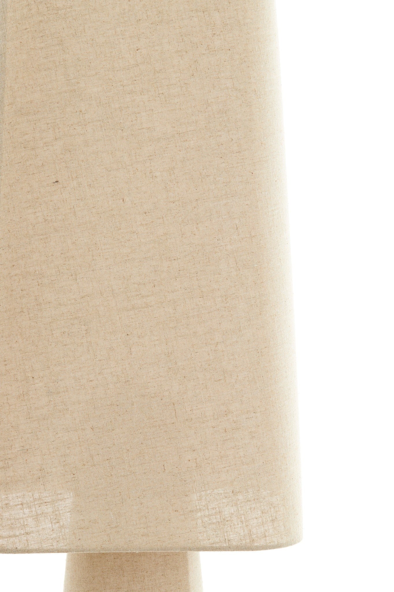 MIKKO Stehleuchte mit quadratischem Design aus Leinen