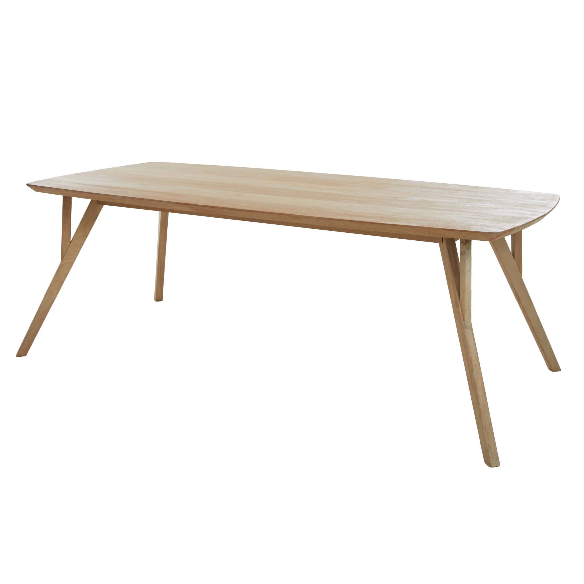 Esstisch aus Holz in Natur mit minimalistischer Gestaltung