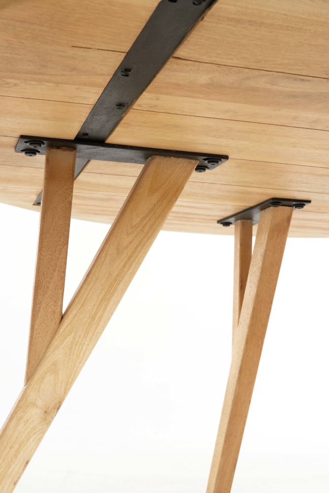 Esstisch QUENZA Mangoholz Ø140x76 cm