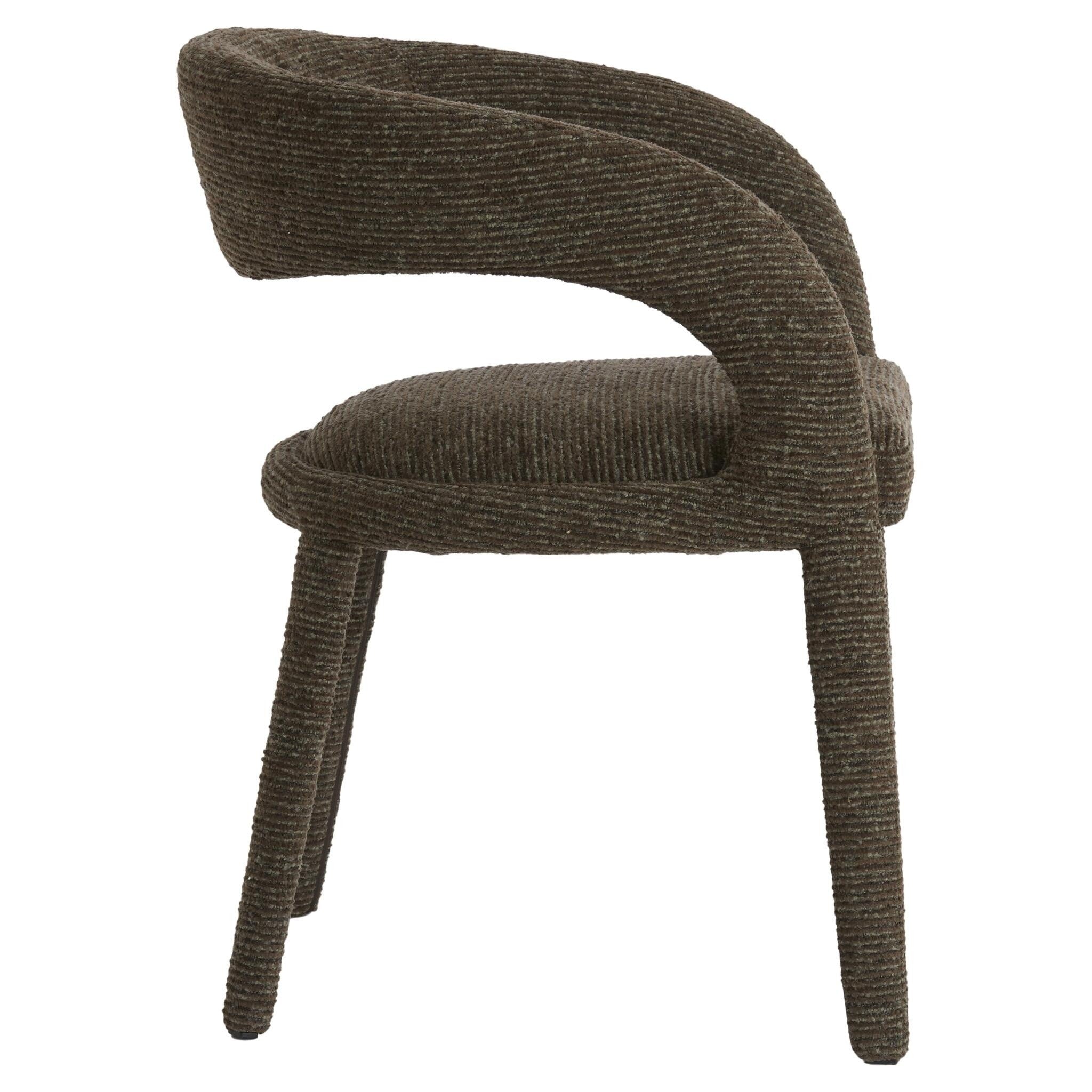 Light & Living Stuhl KYRAN in Chocolate Braun, 58x57x78 cm