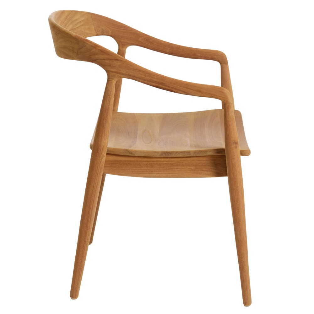 Esszimmerstuhl PALOS natur Teakholz 60x58x83 cm