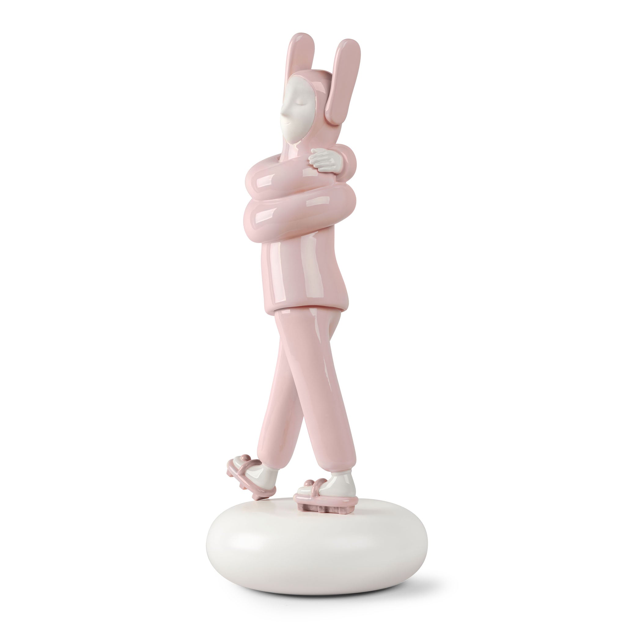 Figur EMBRACED in Pink der Marke Lladró