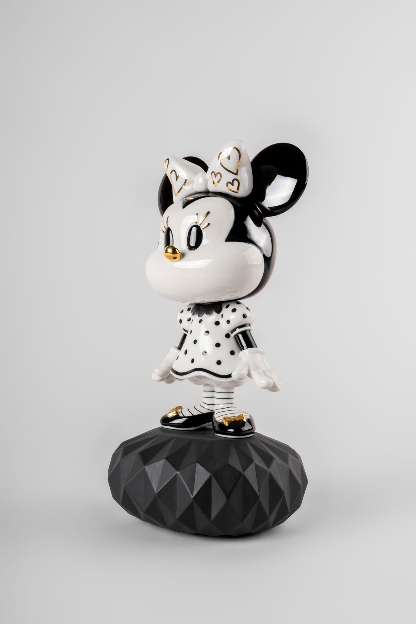 Figur MINNIE in Schwarz und Weiß von Lladró