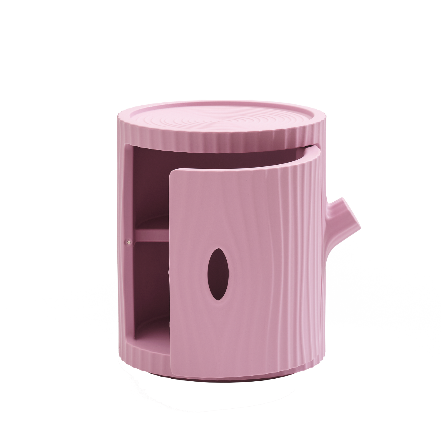 Moderner TRONCO Print-Beistelltisch als stilvolles Sitzmöbel