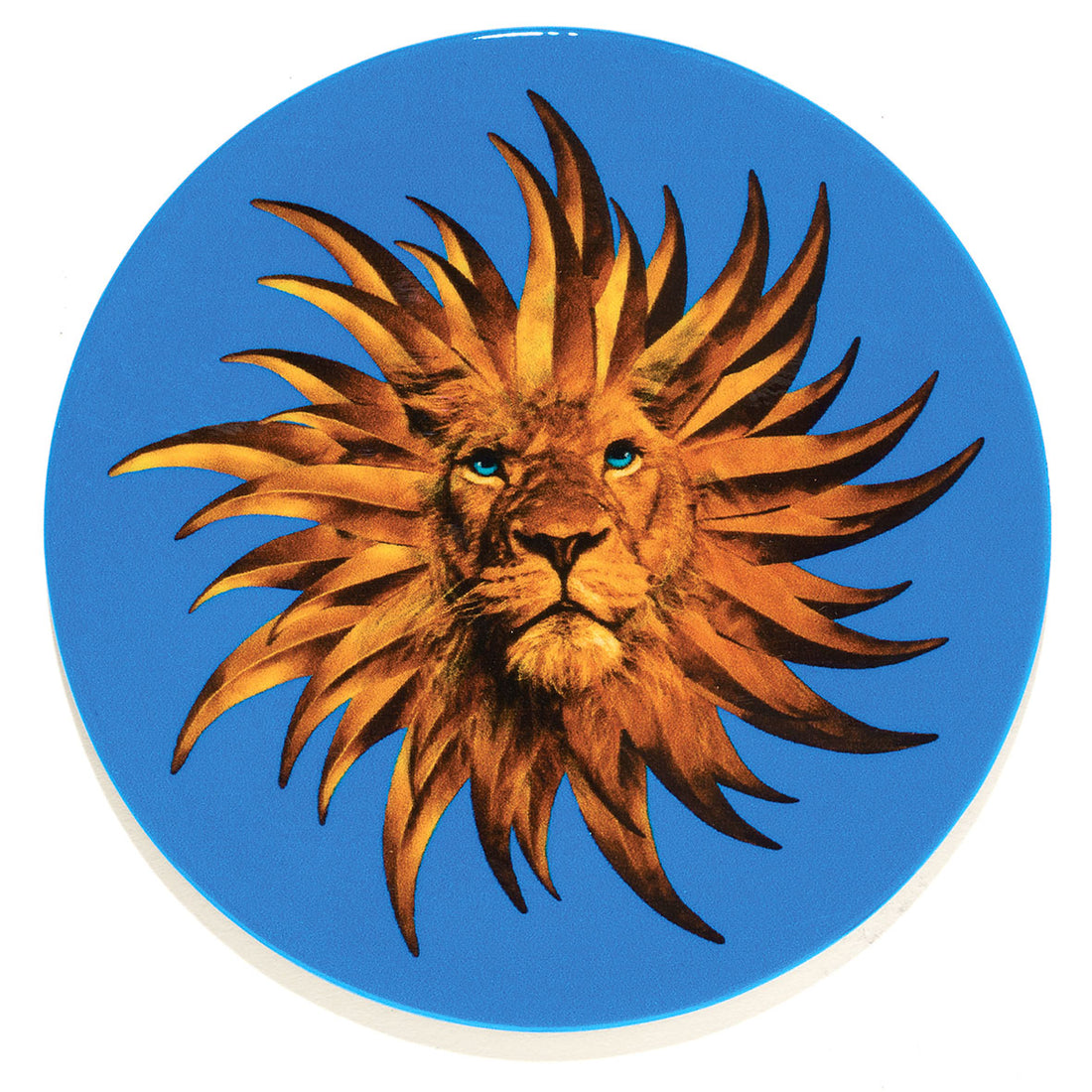 Gangzai Untersetzer Set mit Löwenkopf Motiv