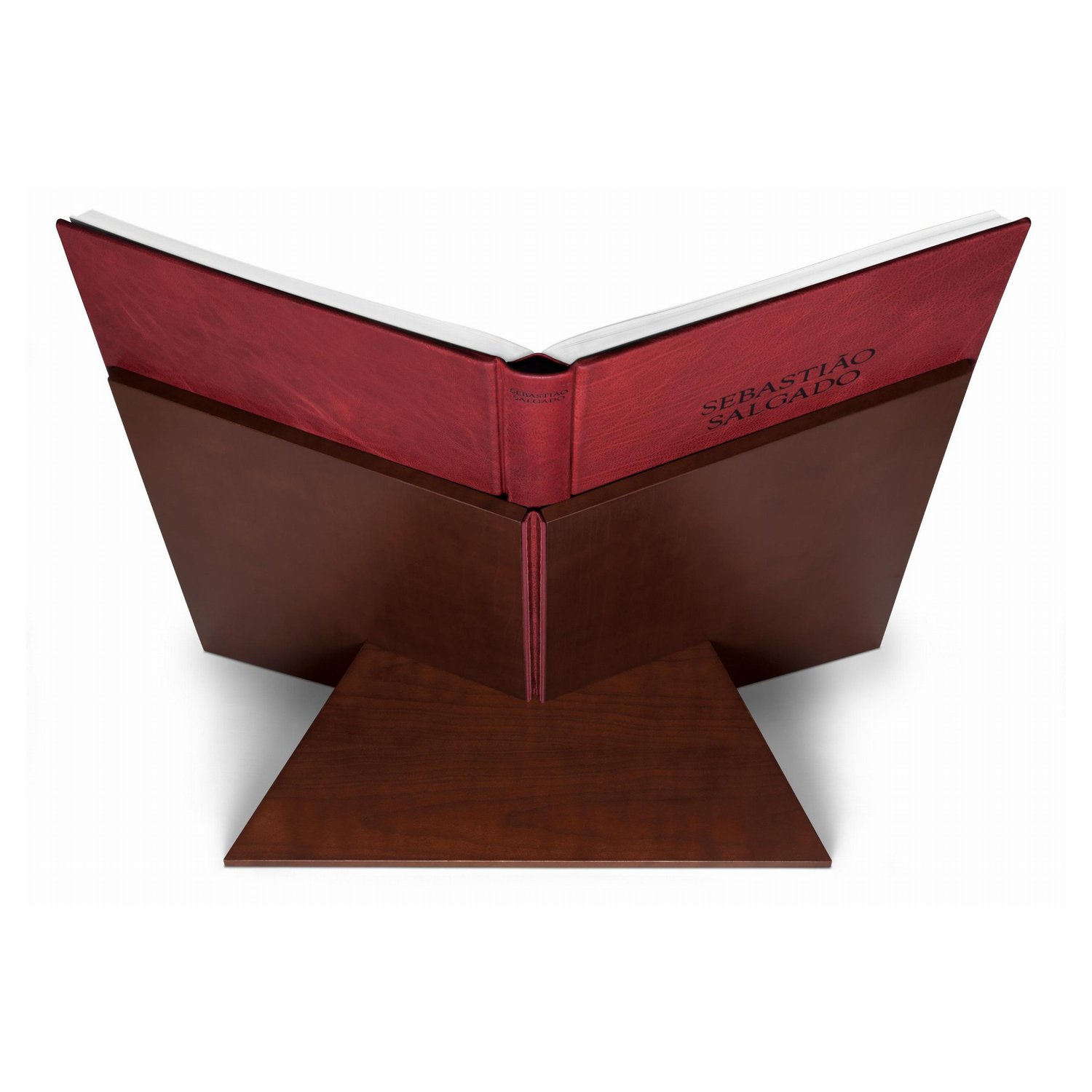 Detailansicht der ledergebundenen GENESIS Bände