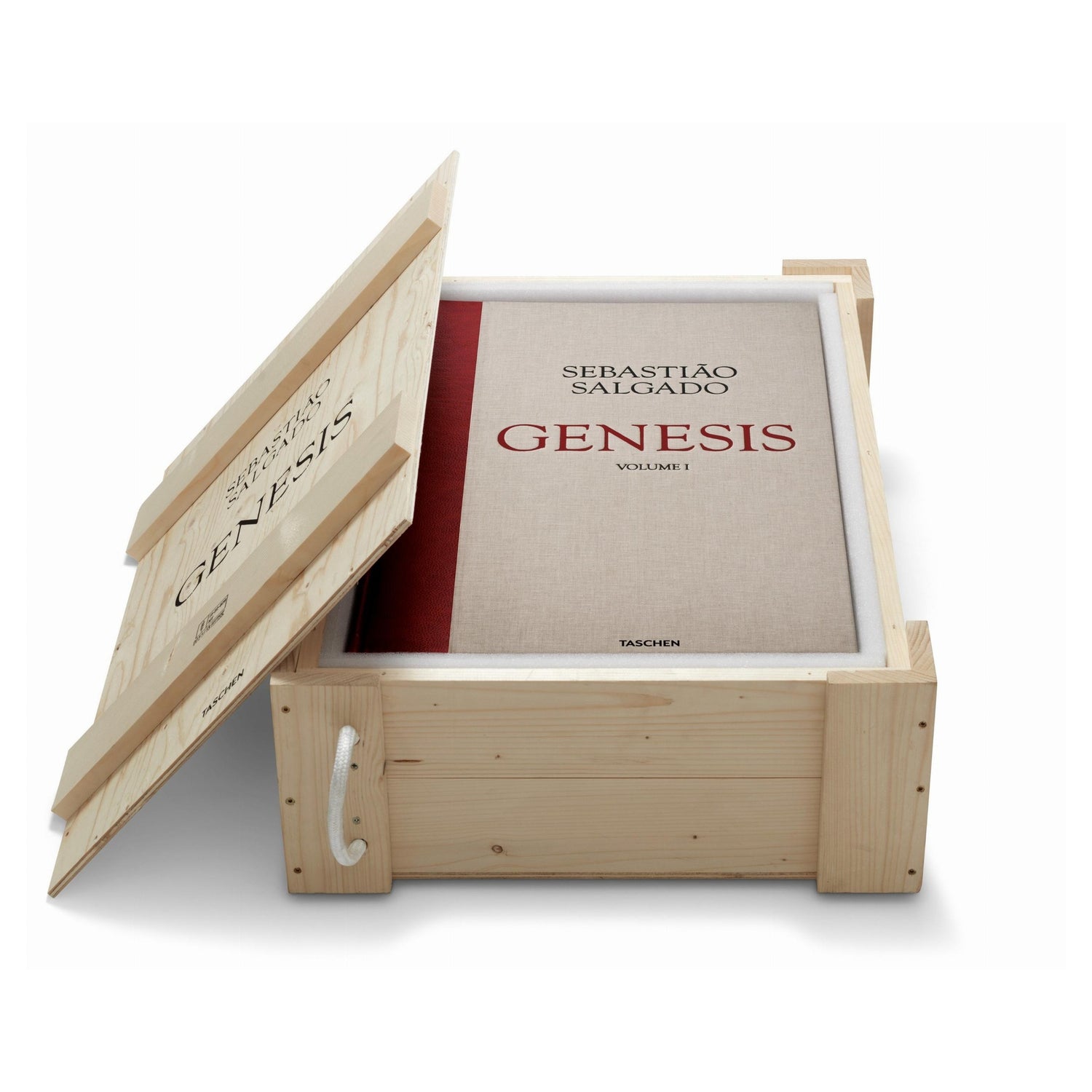 Detailansicht der Lederrückenbindung von GENESIS