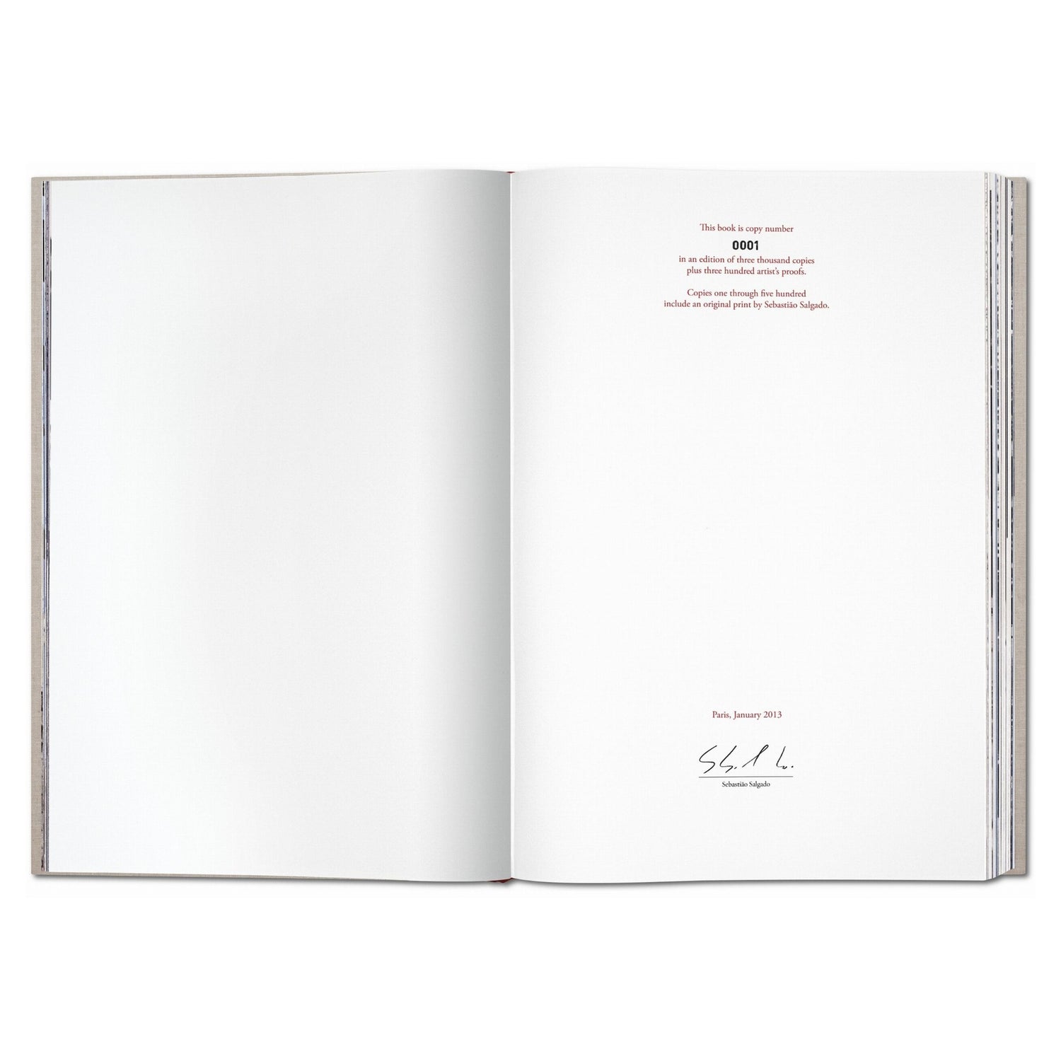 Großformatige Fotografie in GENESIS Buch