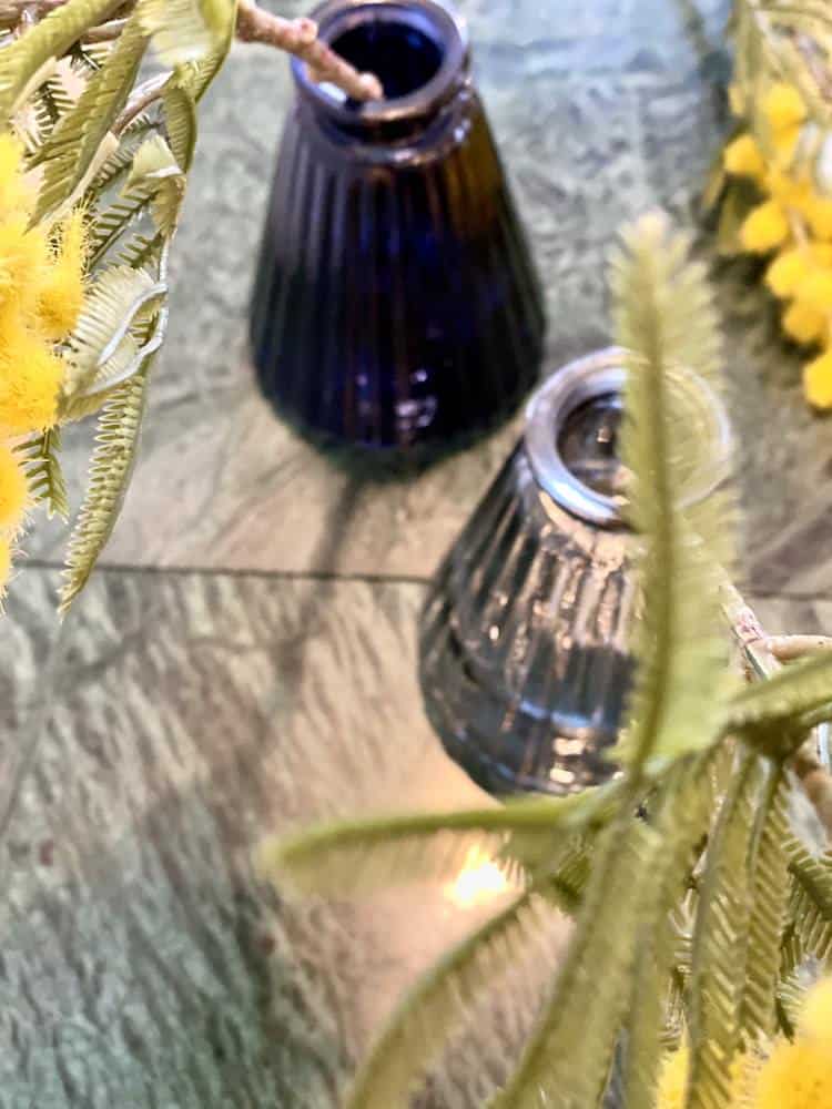 Dekovase JACQUARD schwarz, grau von GIFTCOMPANY