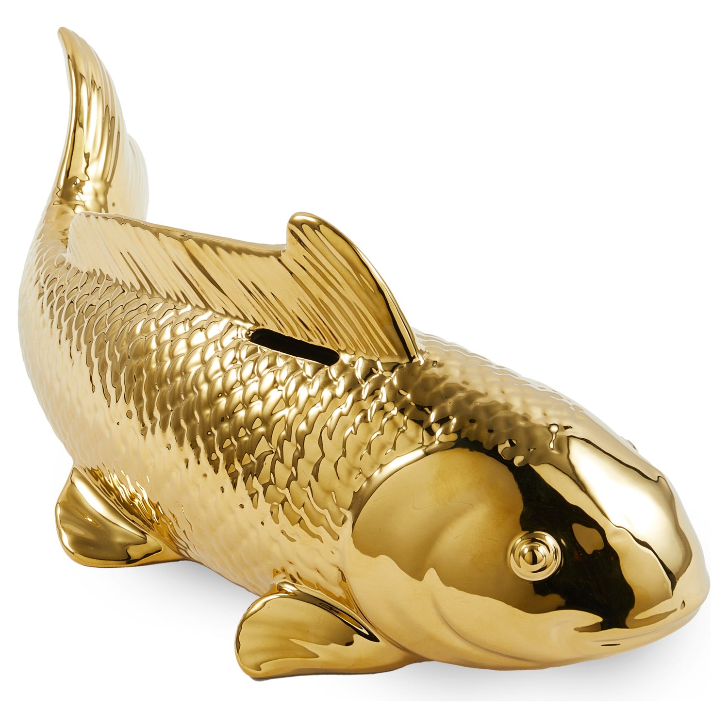 Fish Moneybox Keramik Spardose als Koi Fisch dekorativ