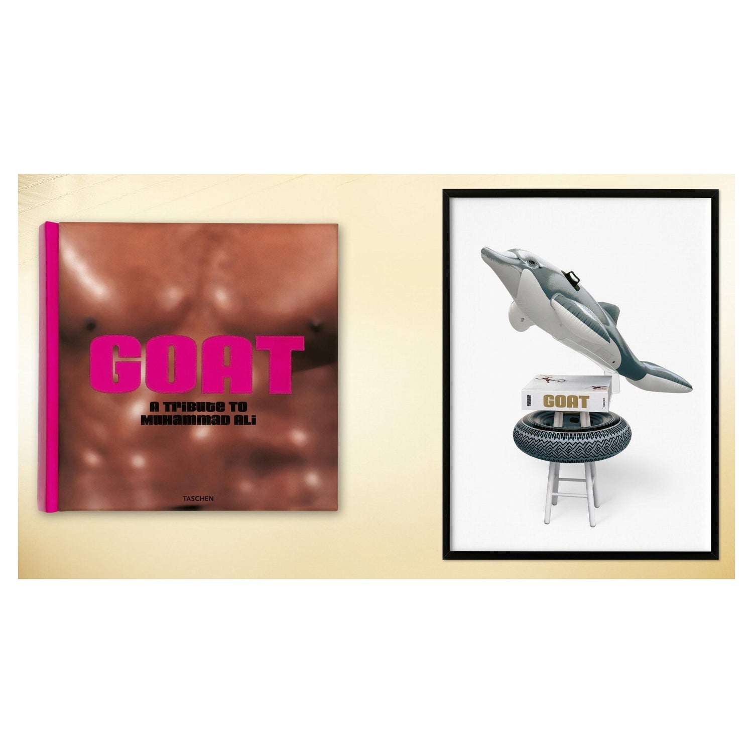 Muhammad Ali und Jeff Koons signiertes Buch