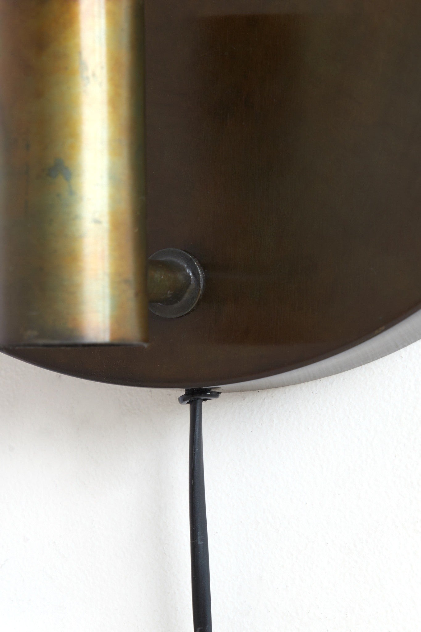Dekorative Wandleuchte Ø30 cm DISC gold-grau aus Metall