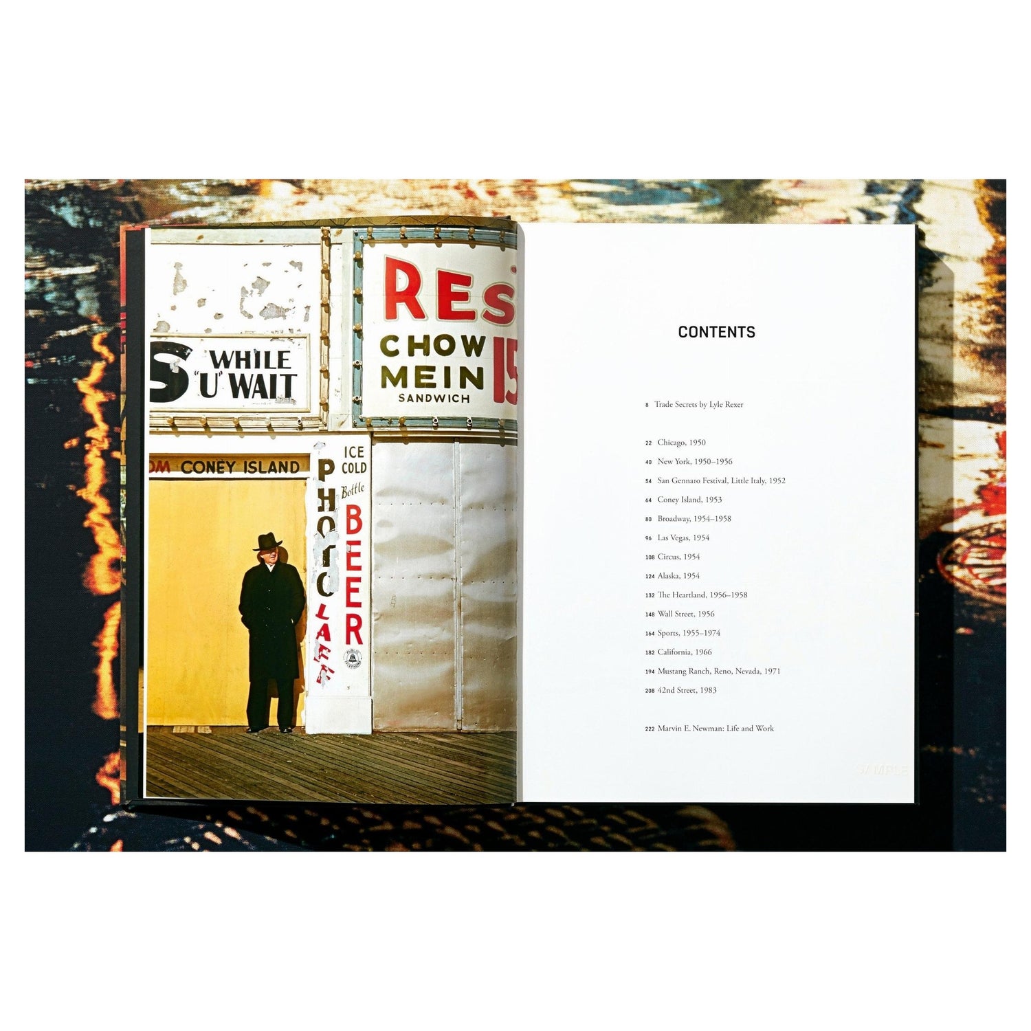 Inhaltsverzeichnis der limitierten Ausgabe