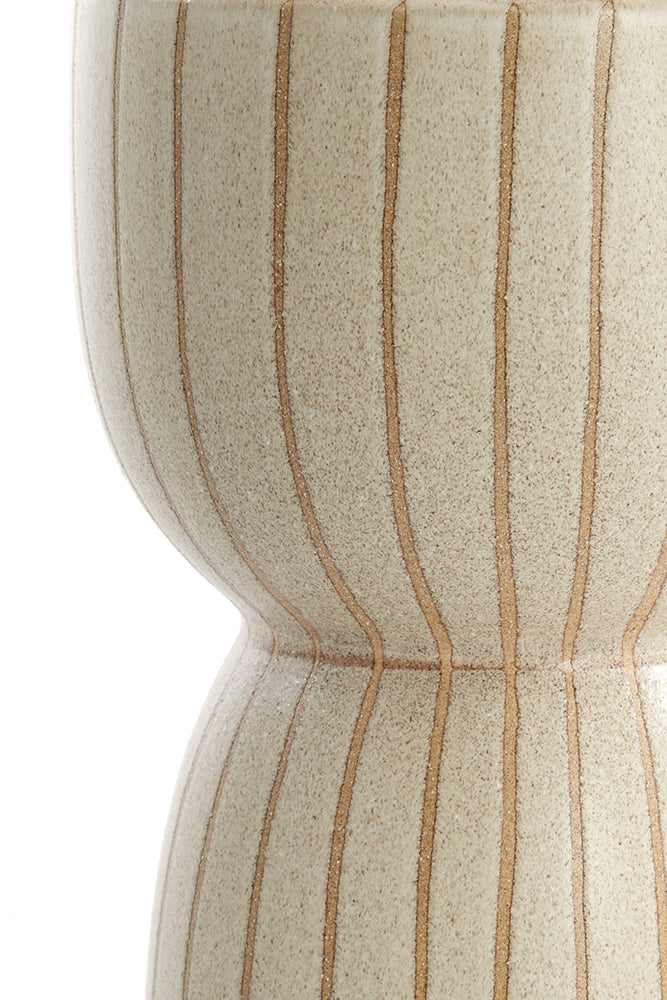 Hocker FINCA sand+braun ø 28,5x42cm der Marke Light & Living