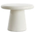 Couchtisch Ø60x45 cm KULONA crème mit runder Form