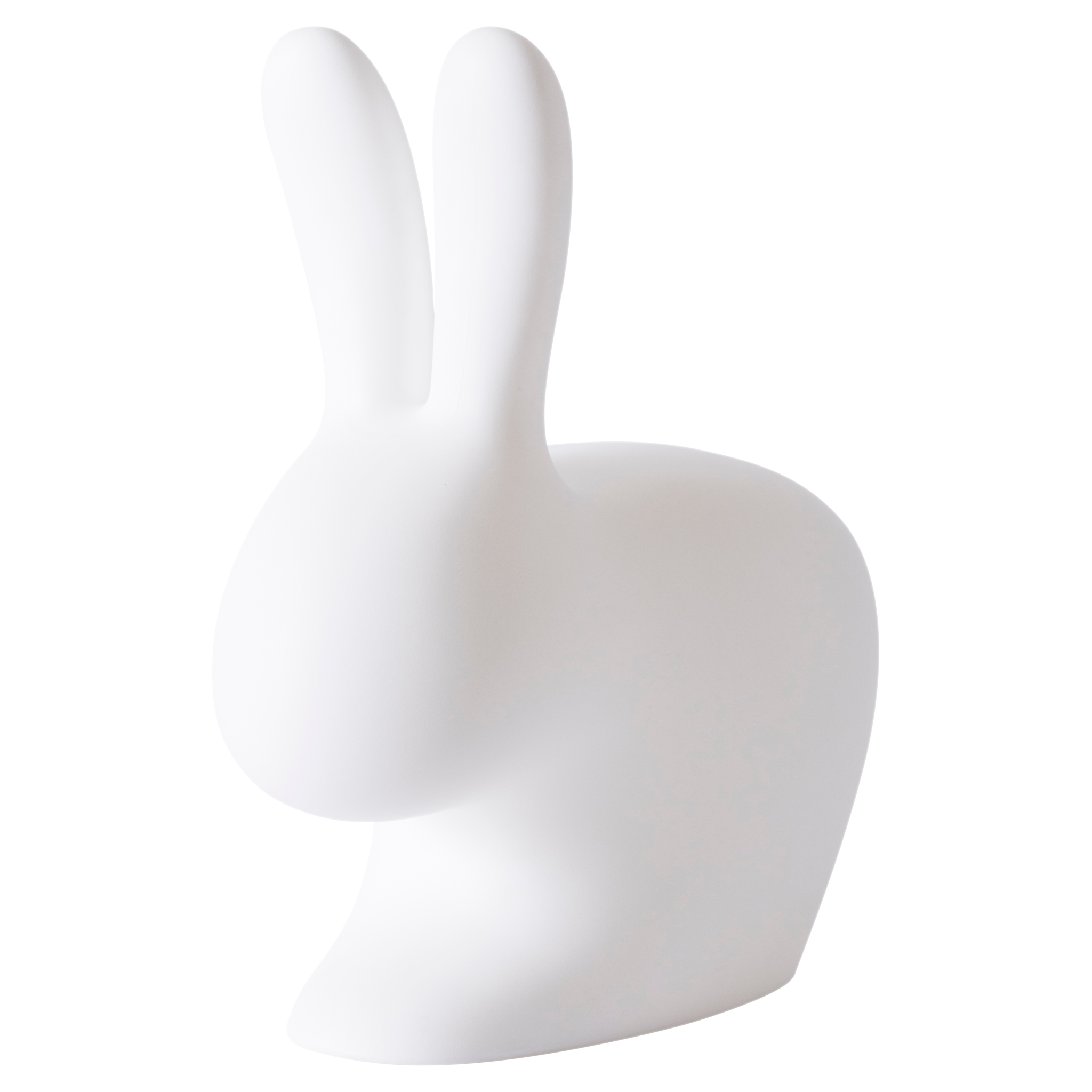 Weißer RABBIT CHAIR von Qeeboo in elegantem Hasendesign.