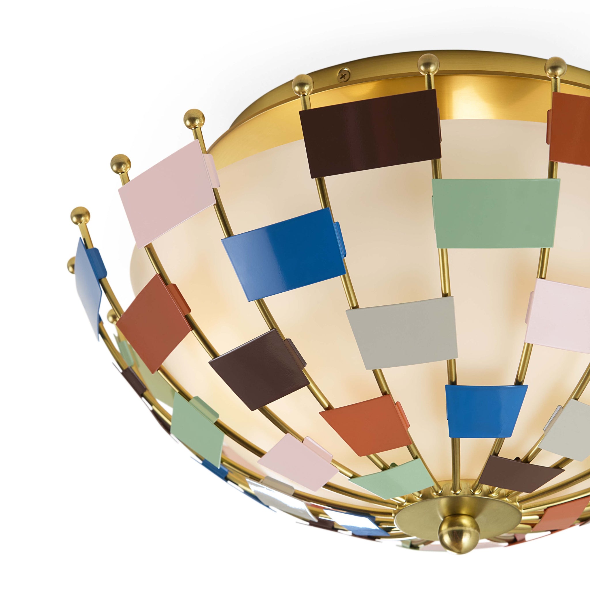 Bunte Art-Déco-Leuchte von Jonathan Adler