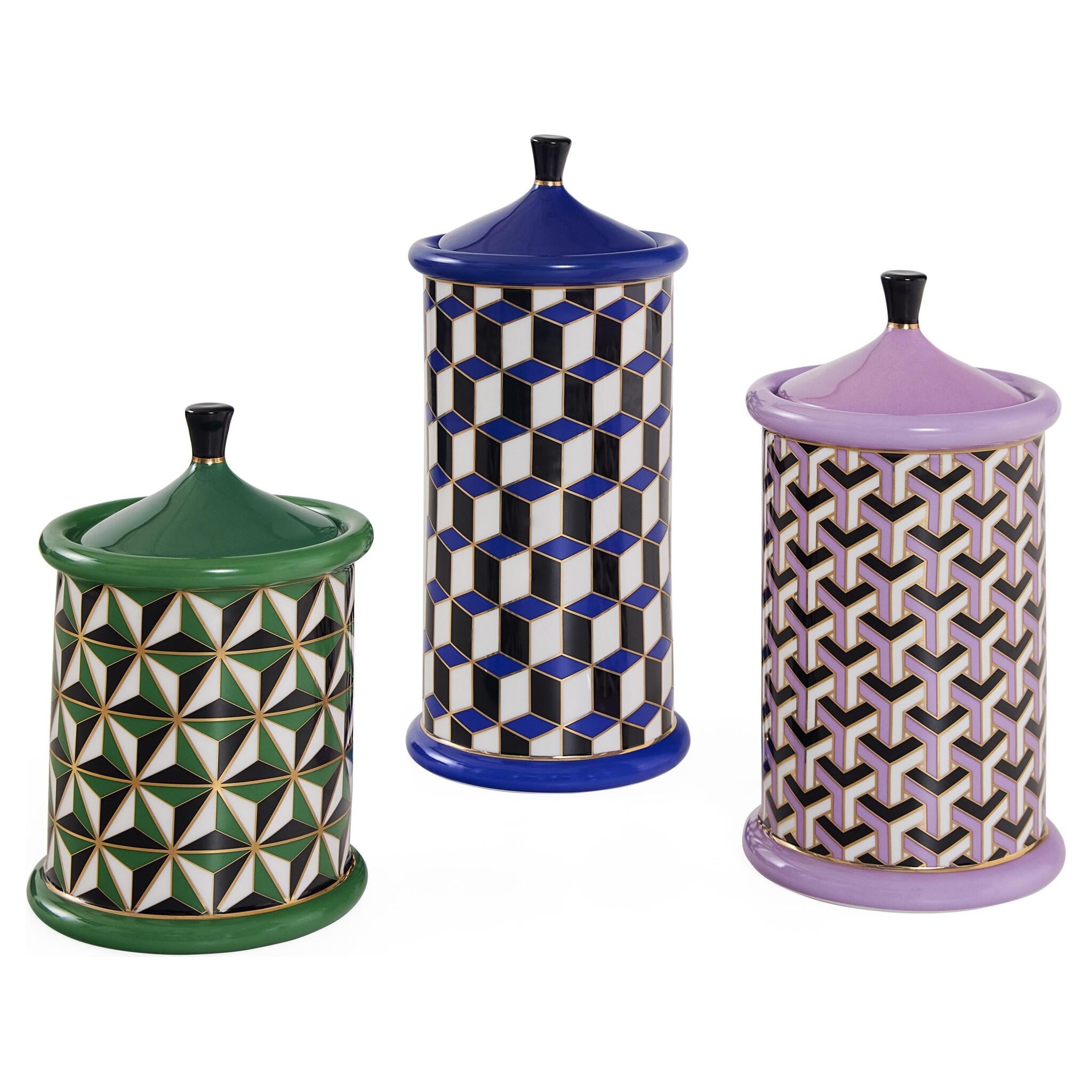 Designer Porzellandose der Versailles Kollektion von Jonathan Adler
