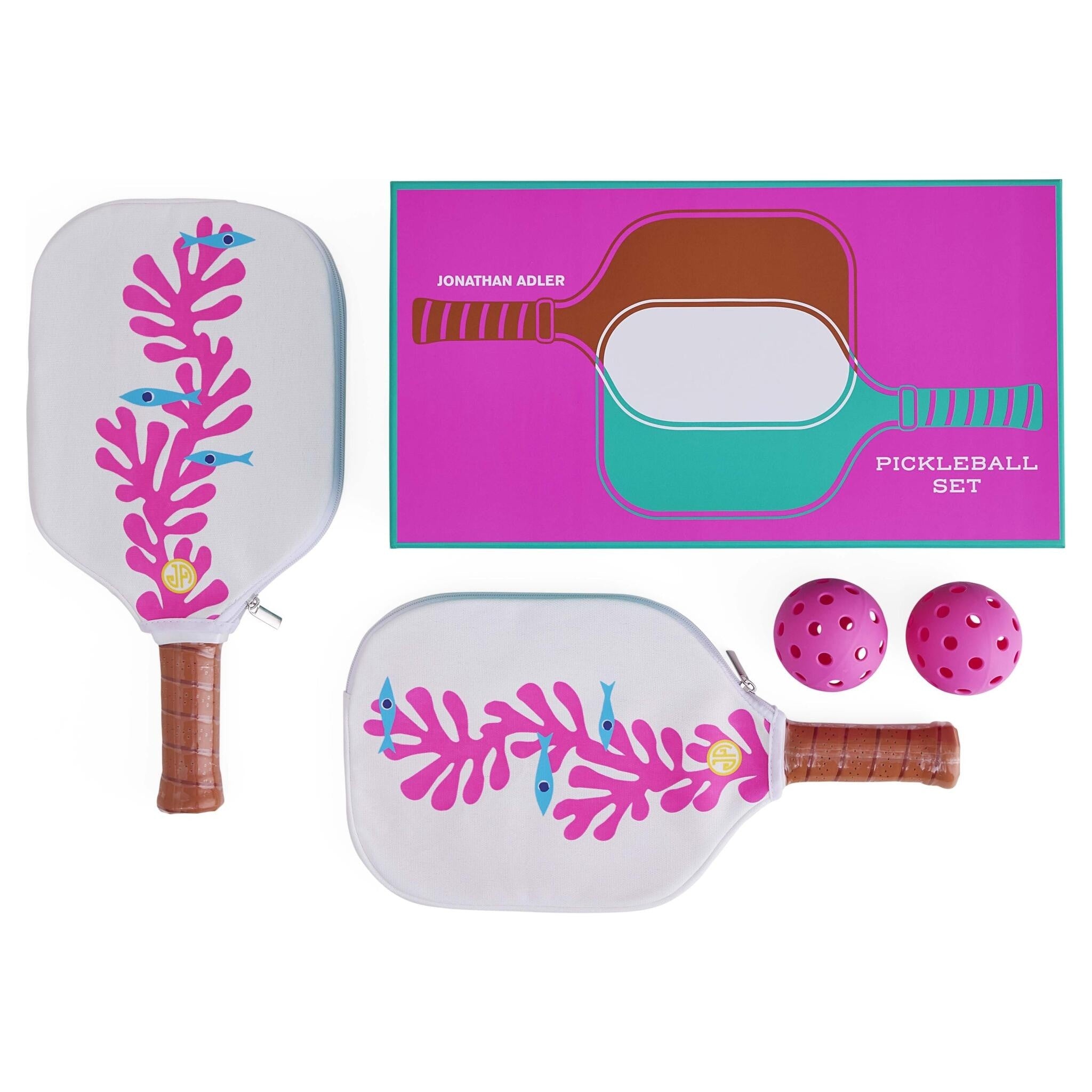 Schläger mit grünem Palmen-Design aus dem Playa Set