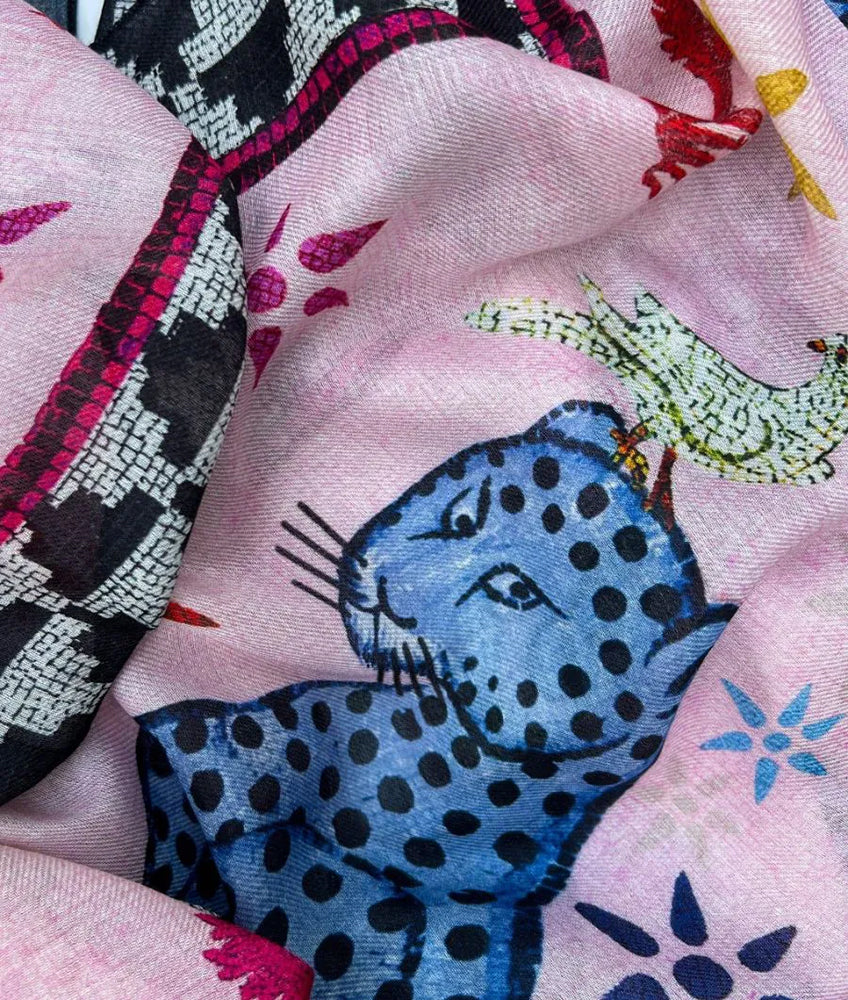 Kaschmirschal OCELOT Perla 200x70 cm der Marke Ortigia Sicilia