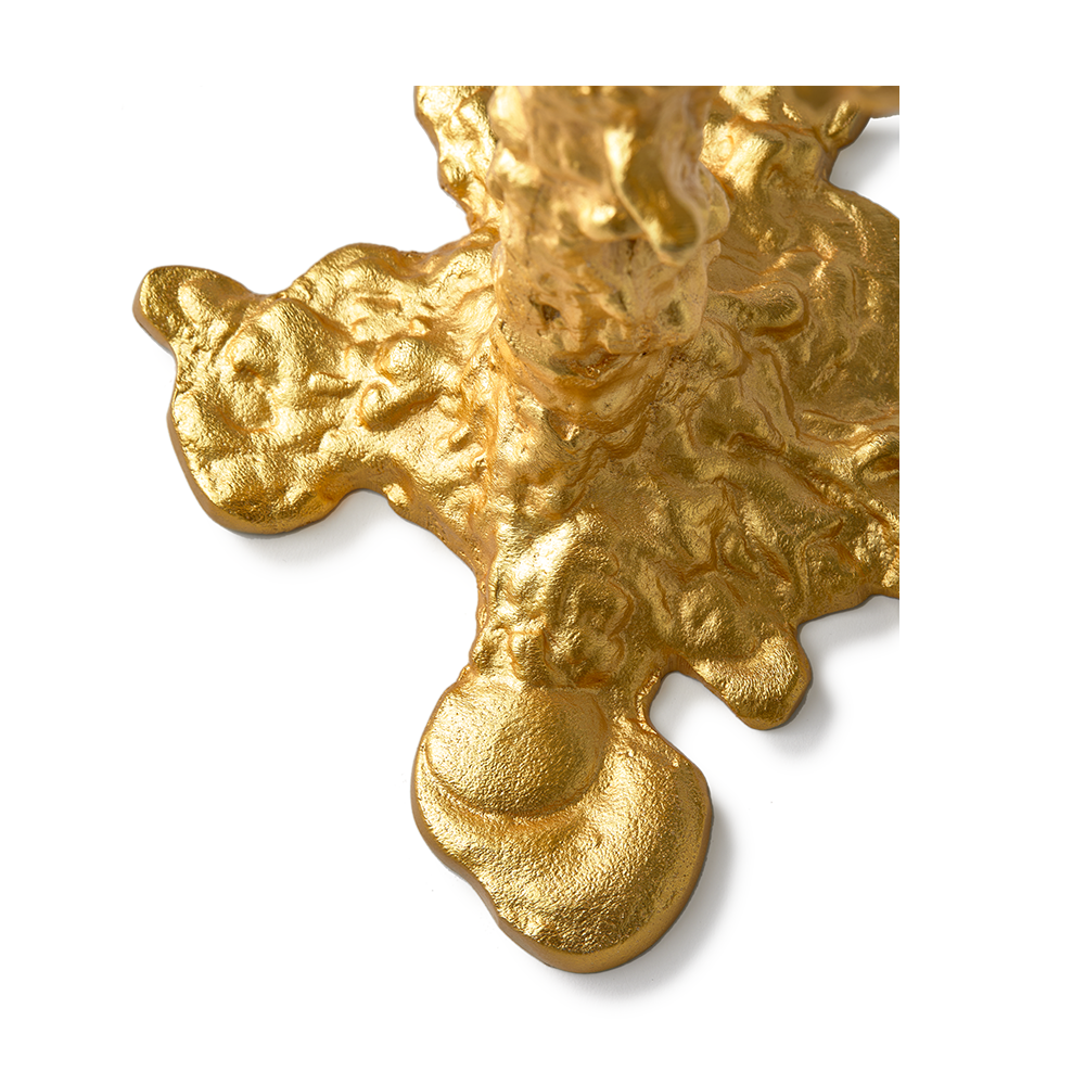 Kerzenständer DRIP gold 4-armig
