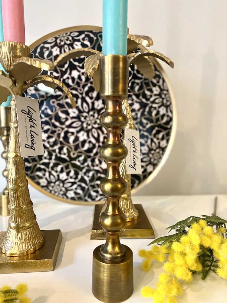 Kollektion Kerzenleuchter in gold & bronze