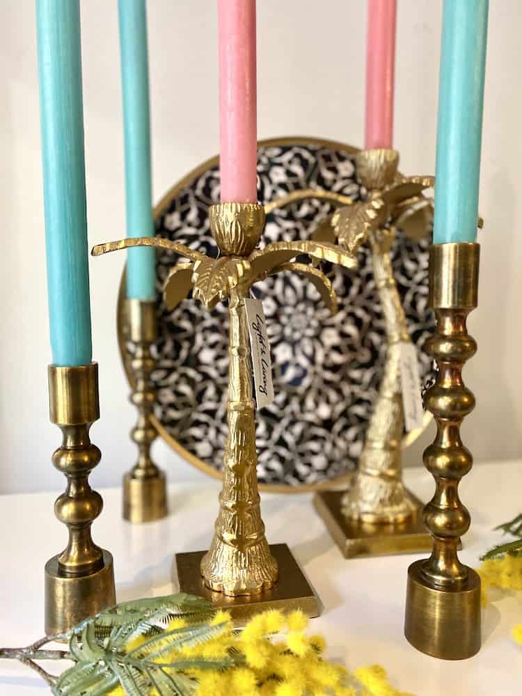 Kollektion Kerzenleuchter in gold & bronze