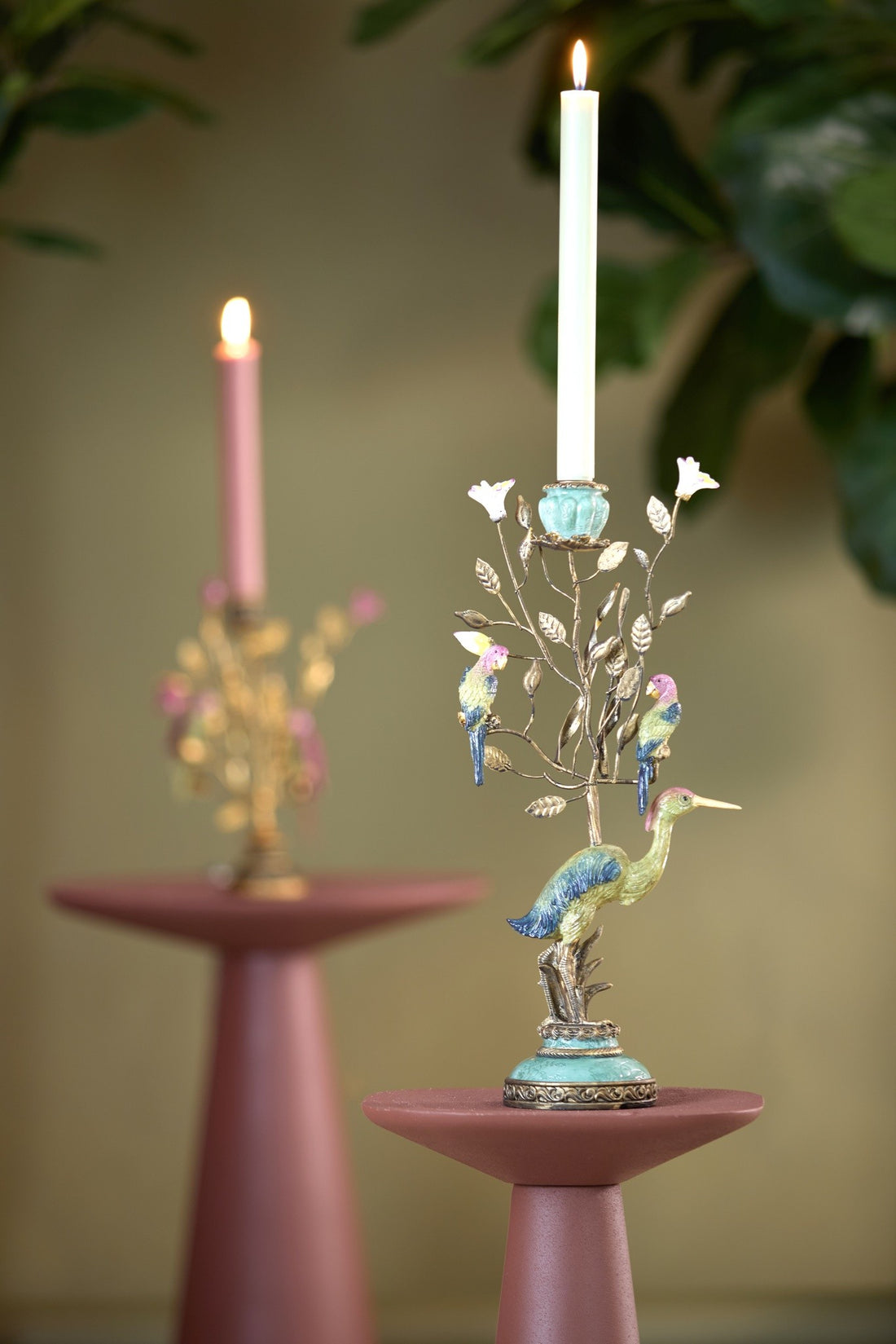 Kerzenständer HERON von Light & Living mit exotischem Design