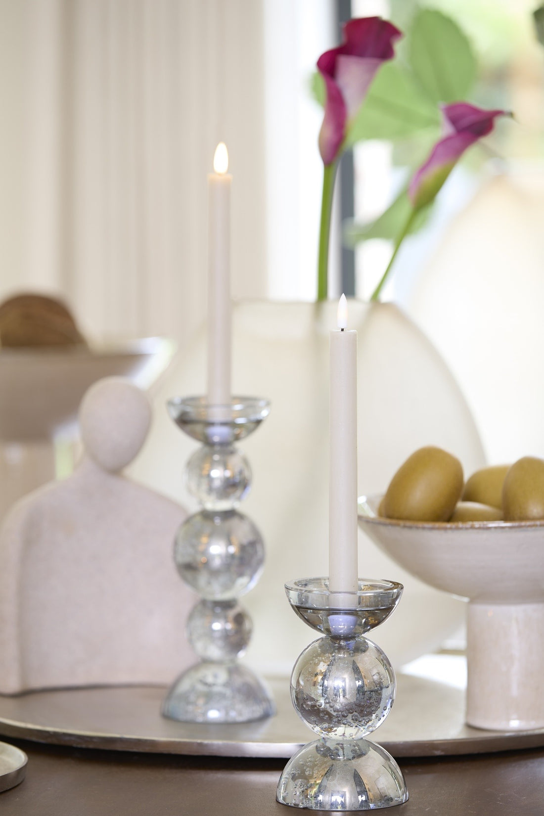 Kerzenständer ITINGA von Light & Living aus Glas