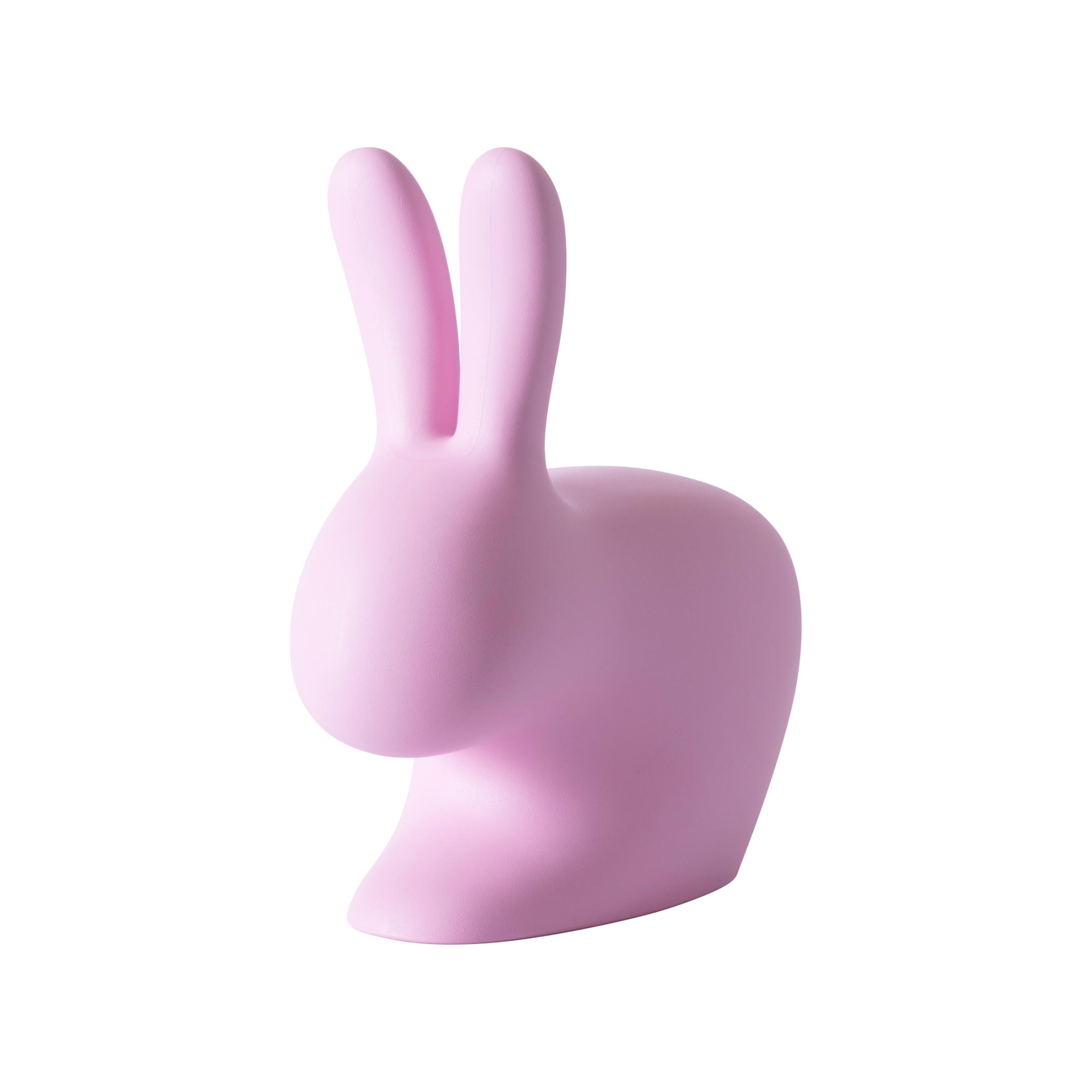 Pinker RABBIT CHAIR BABY von Qeeboo in verspieltem Hasendesign.