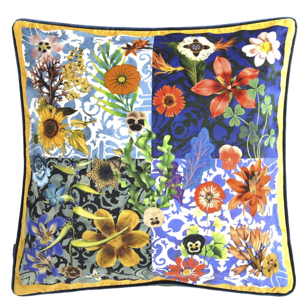 Kissen HERBIER FLORENTIN MOSAIQUE von Christian Lacroix für Designer Guild