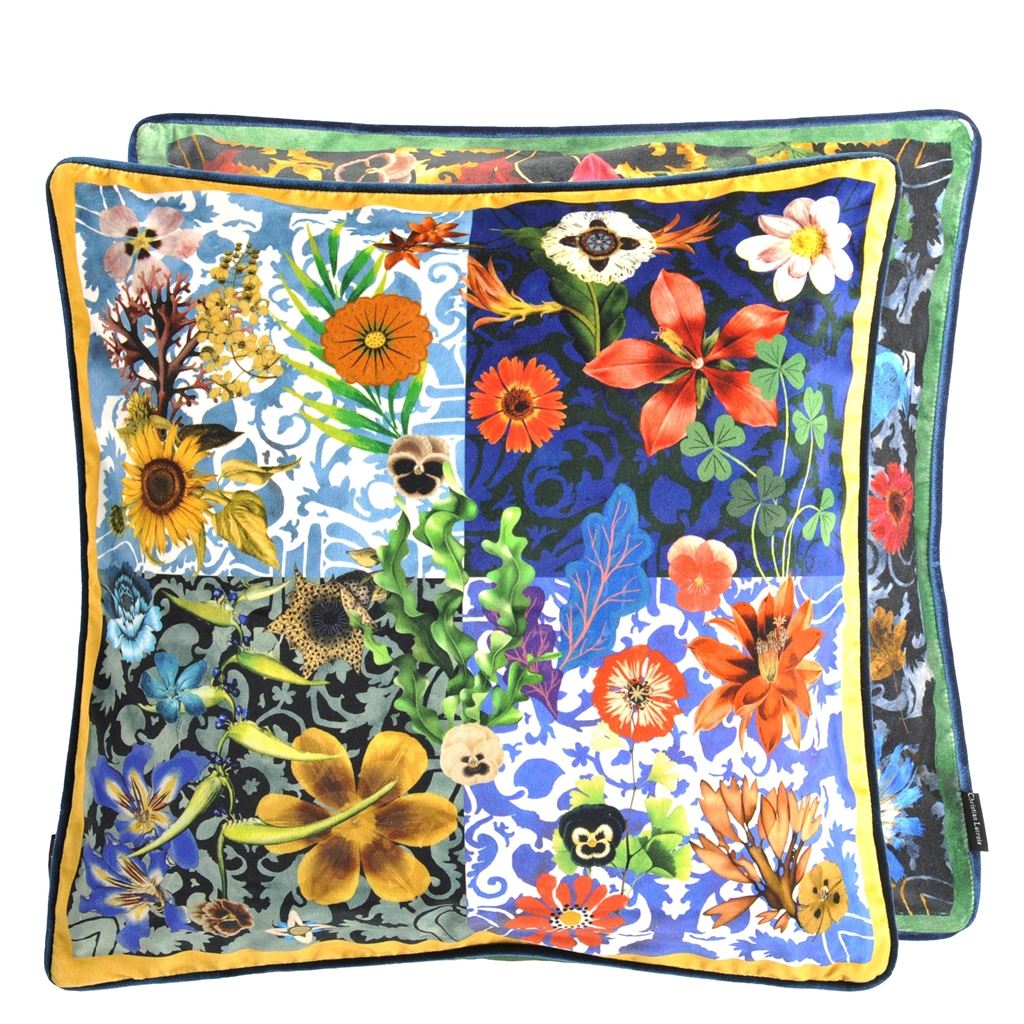 Kissen HERBIER FLORENTIN MOSAIQUE von Christian Lacroix für Designer Guild