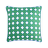 Kissen BASKETWEAVE grün von Jonathan Adler