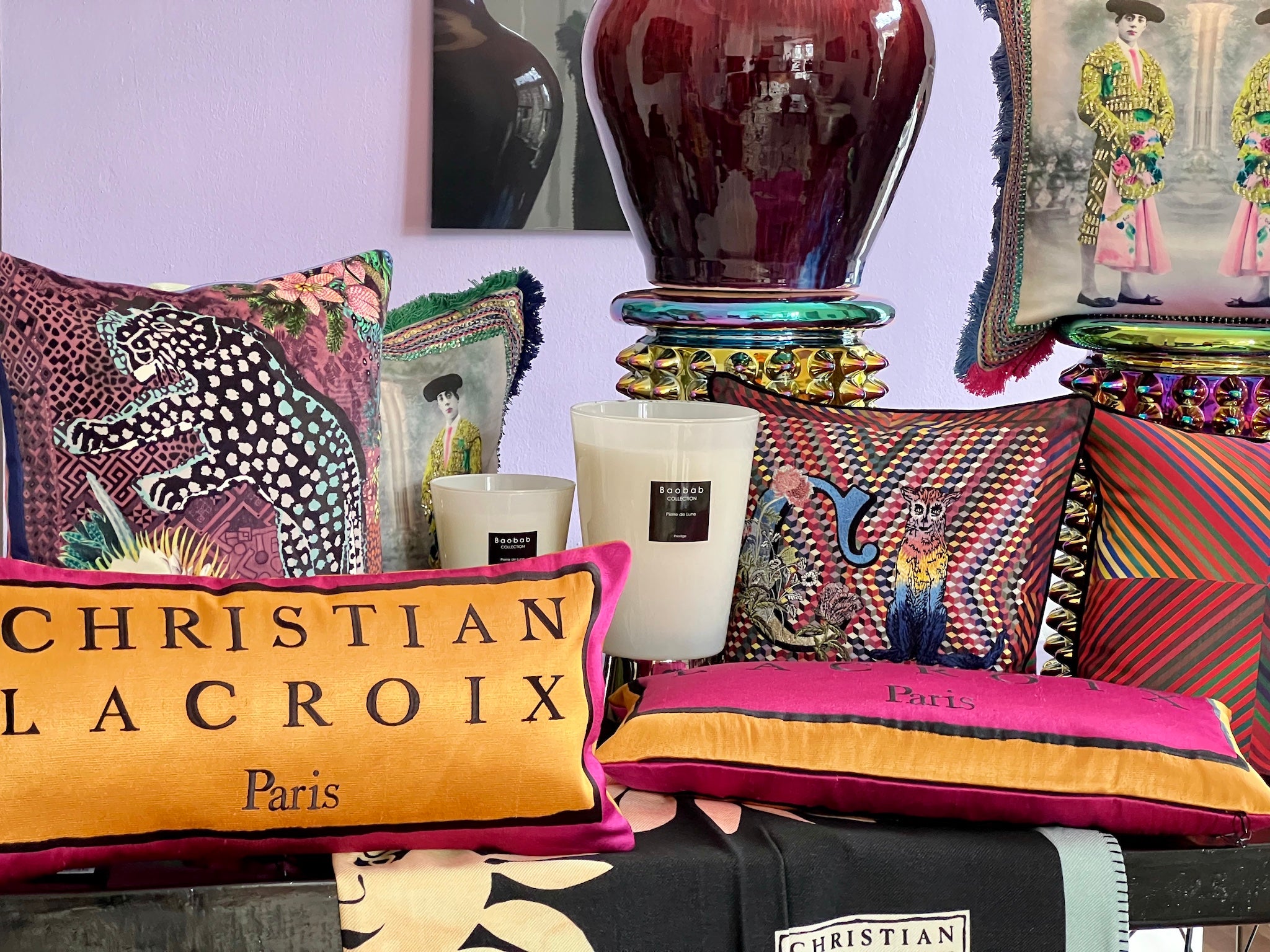 Pillow Pantera Multicolore, 45x45 cm