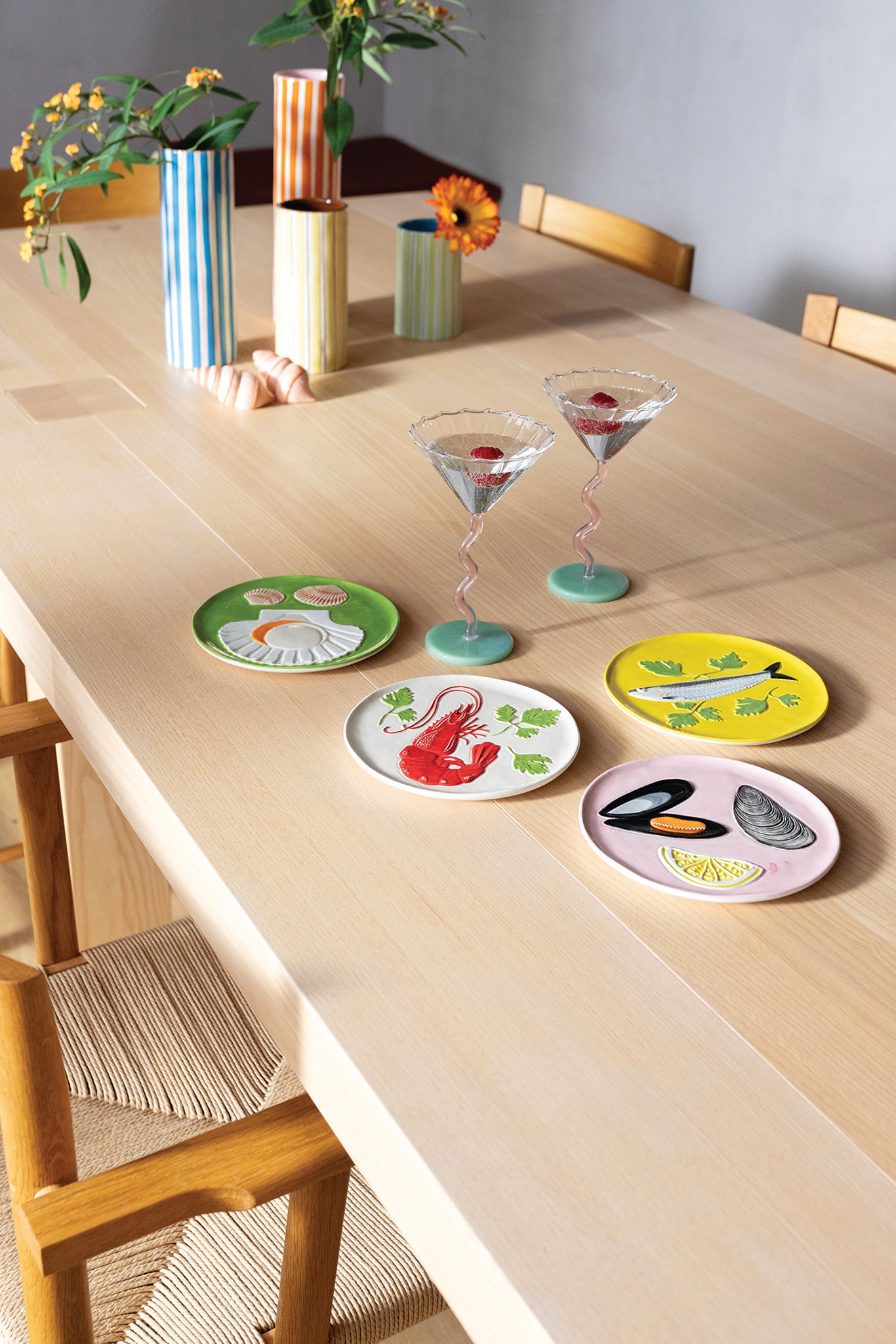 PLATE DE LA MER 4ER SET der Marke &k Amsterdam