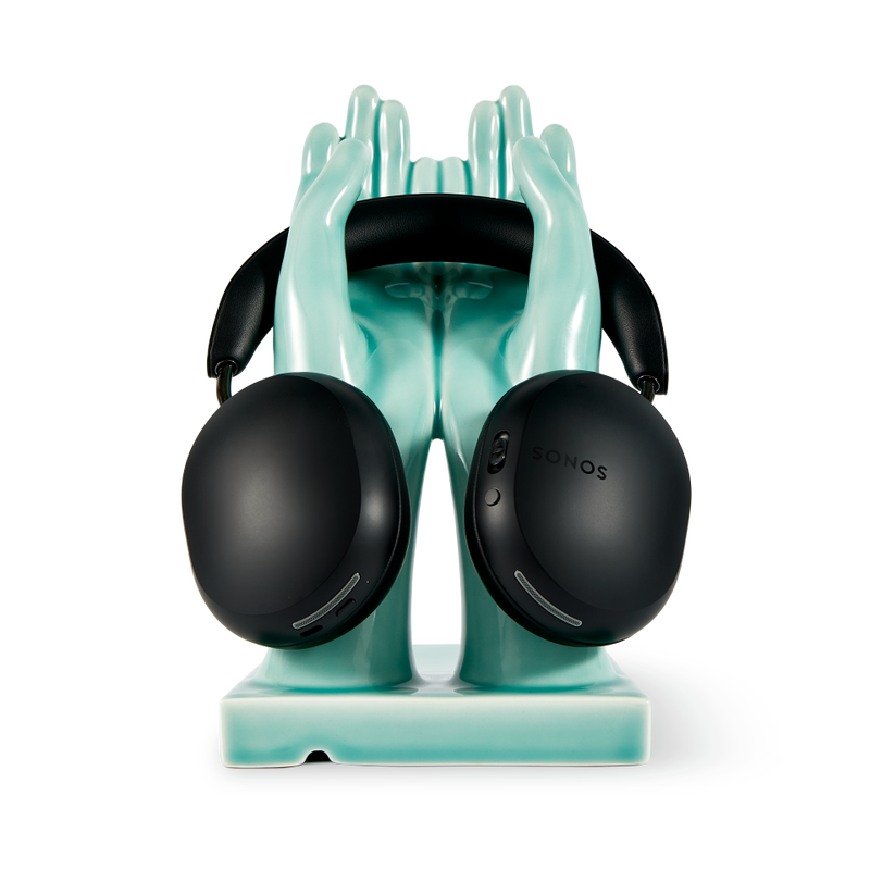 Hand-Stand + Sonos Ace headphones in black