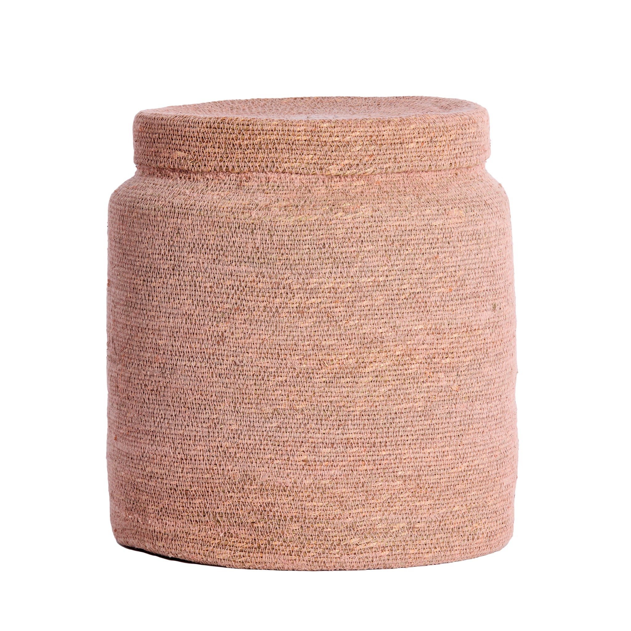 Korb BETANIA 2er-Set Ø 25 × 32,5 cm & Ø 33 × 38 cm von Light & Living in Hellrosa-Rosa