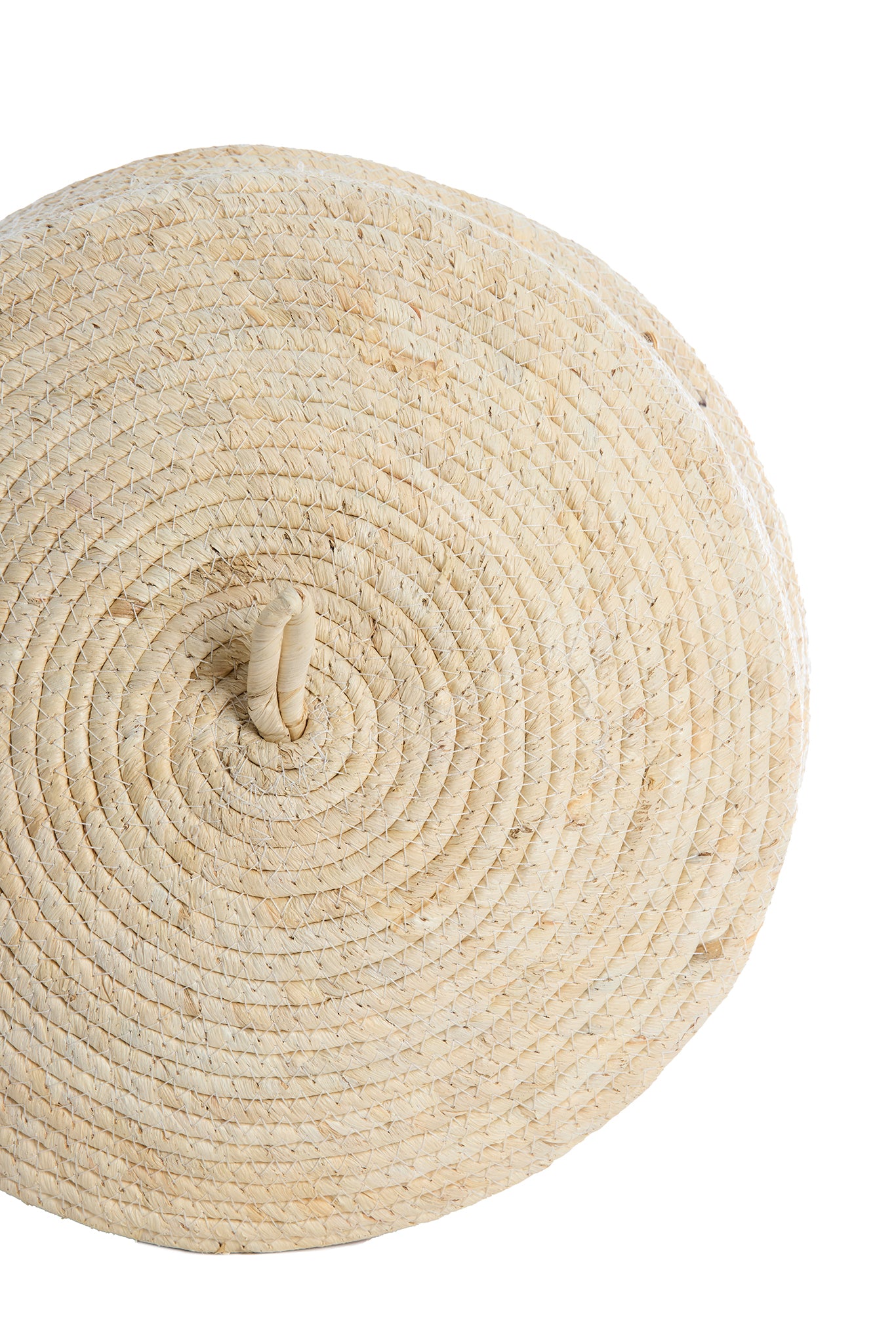 Korb KENMARE 3er-Set mit Deckel – max. Ø 34 × 36 cm von Light & Living in Créme