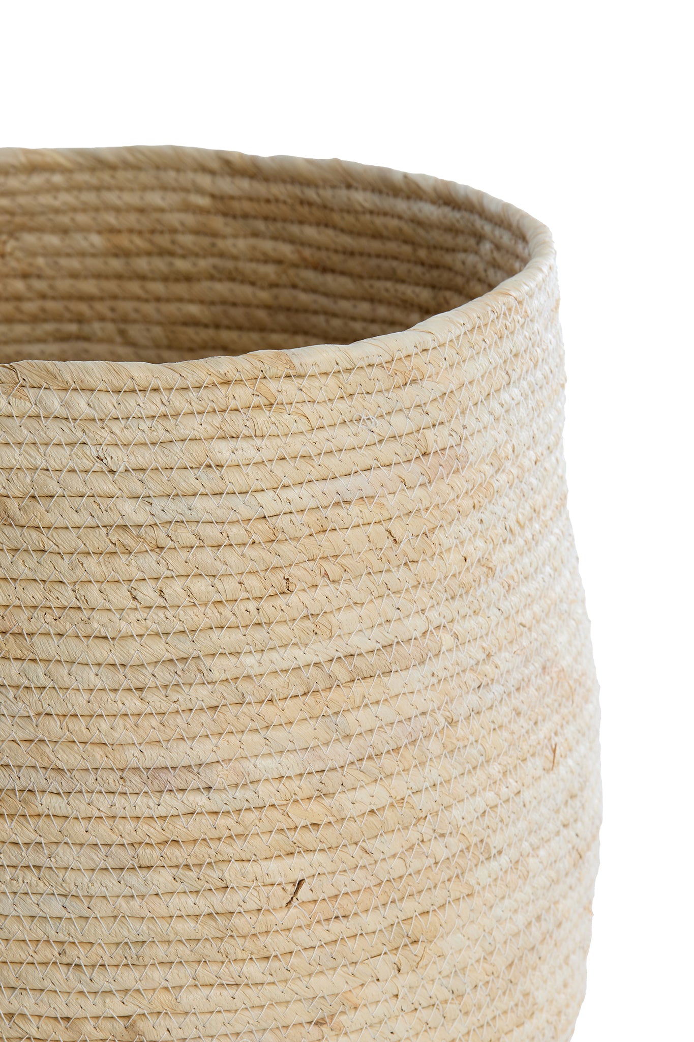 Korb KENMARE 3er-Set mit Deckel – max. Ø 34 × 36 cm von Light & Living in Créme