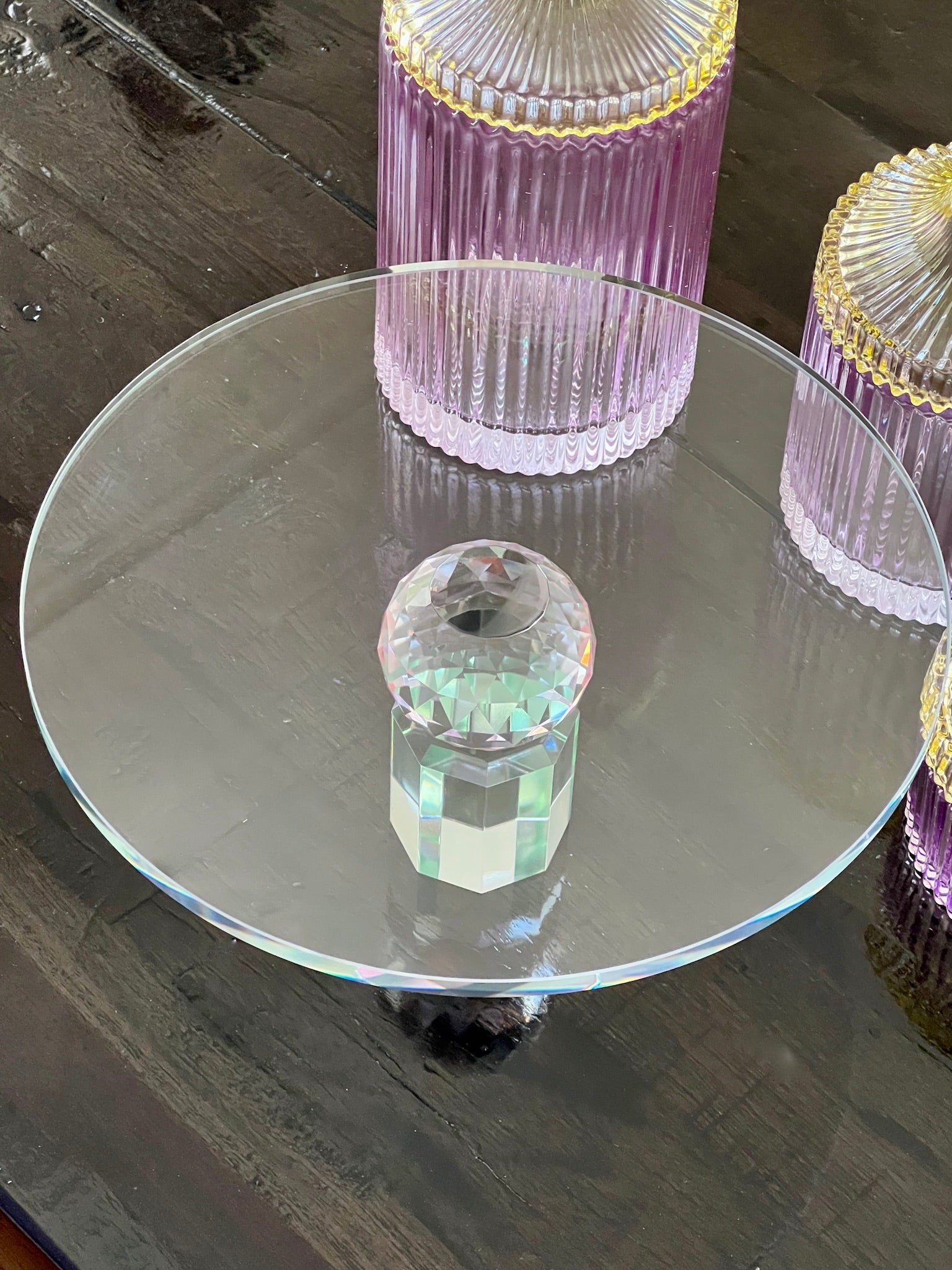 Kuchenplatte aus Glas