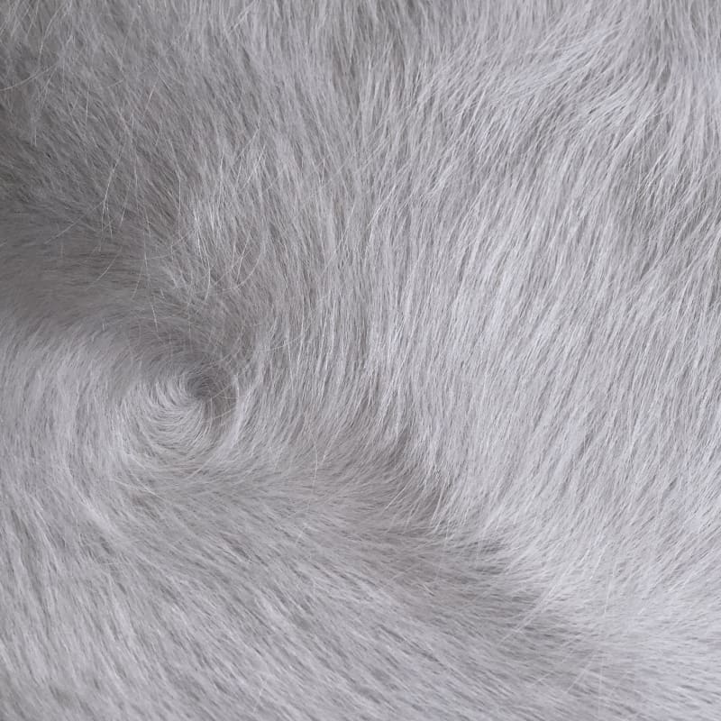 Kuhfell Teppich Grau