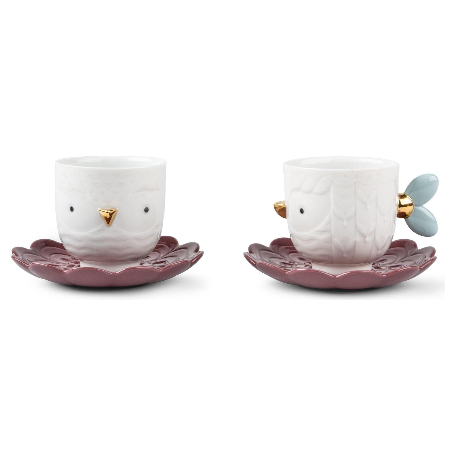 Edles Kawki Kaffeeservice von Lladró, Vogelmotiv, Design