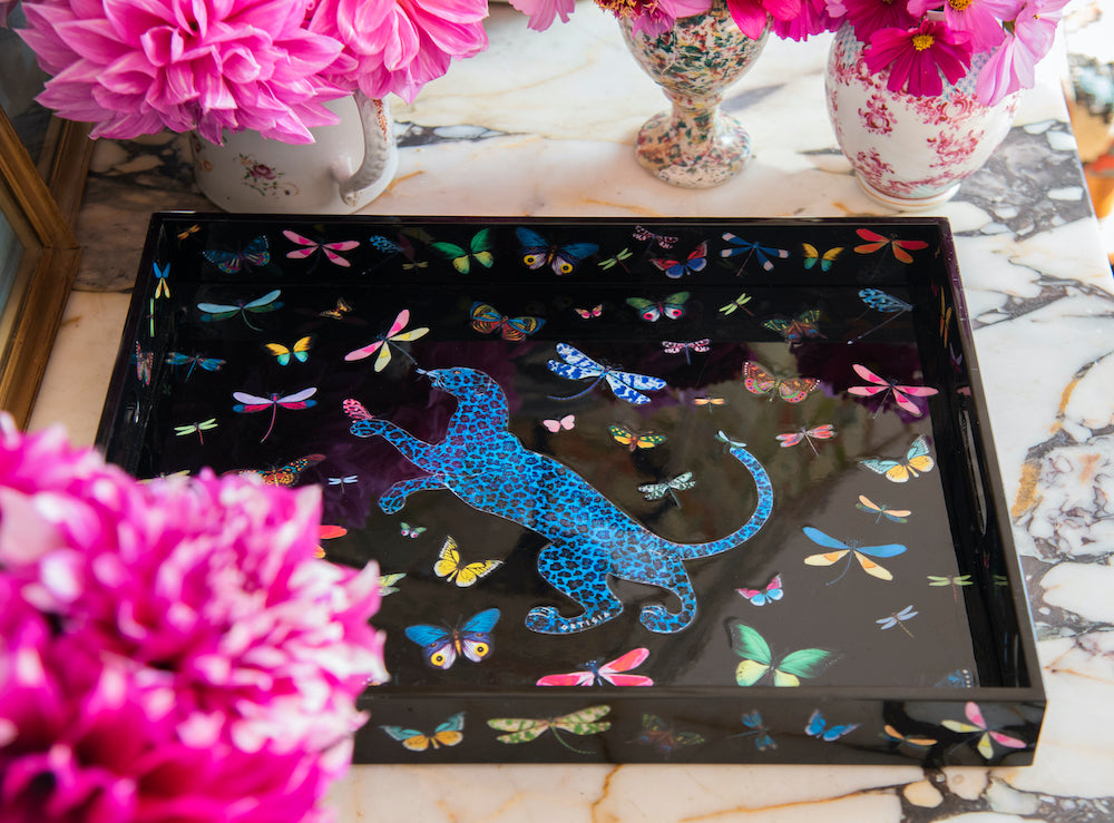 Lacktablett DRAGONFLIES