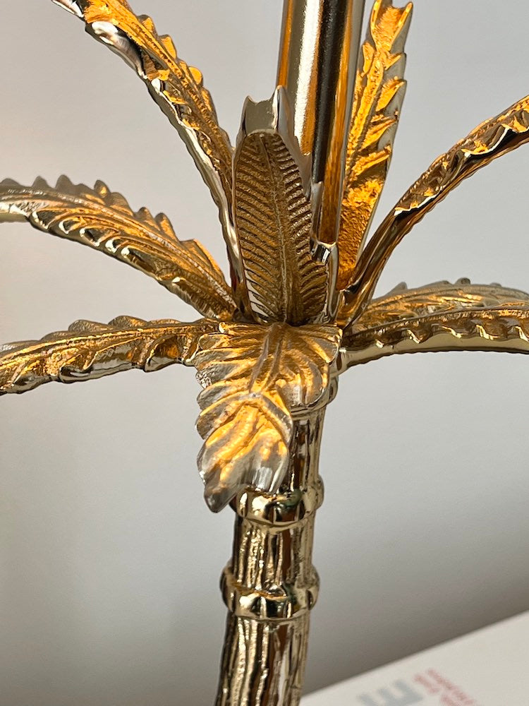 Tischlampe THE PALM gold/rot 71 cm