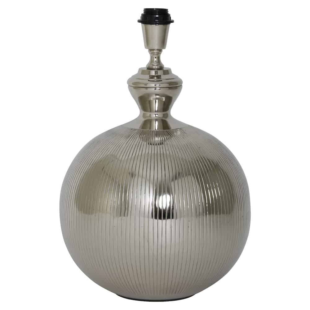 Lampenfuss silber