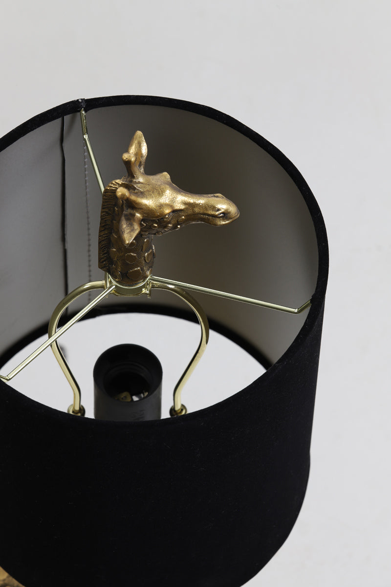 Lampenschirm schwarz matt