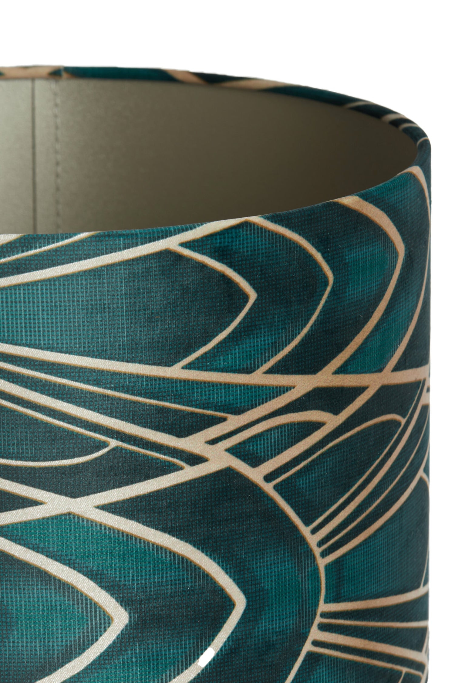 Lampenschirm TIARA gruen-gold