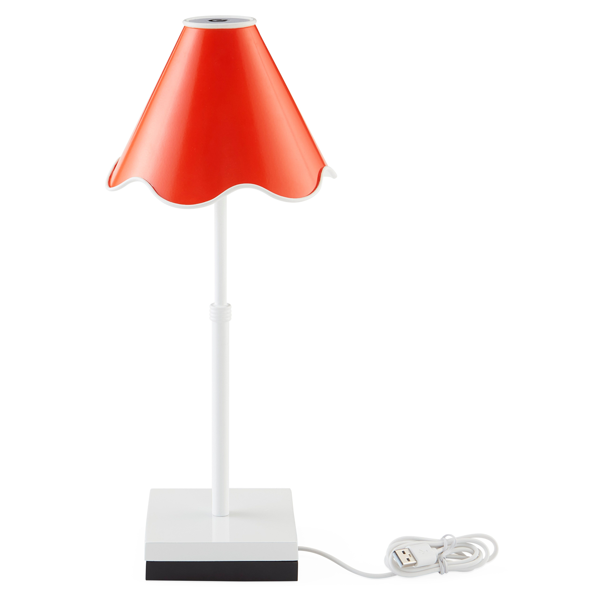Elegante LED-Tischlampe mit wiederaufladbarem Akku.