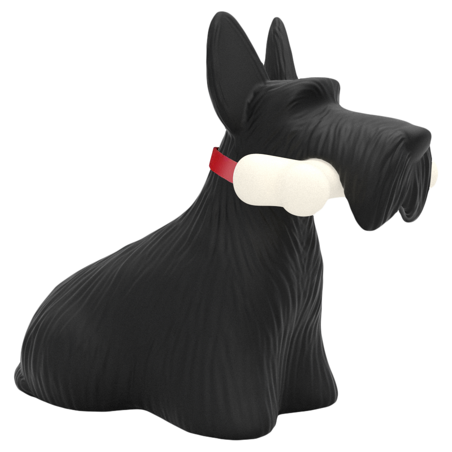 Stimmungsvolle SCOTTIE LED-Leuchte in Schwarz mit hochwertigem Kunststoffgehäuse und Fernbedienung