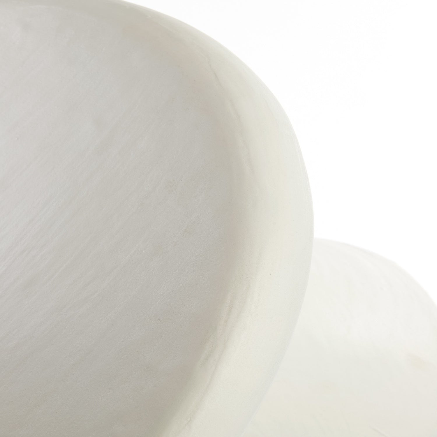 Runder Couchtisch Ø60x45 cm KULONA in Weiß